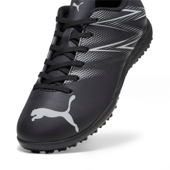 PUMA ATTACANTO JR TT 107481 01 ΜΑΥΡΟ ΑΣΗΜΙ