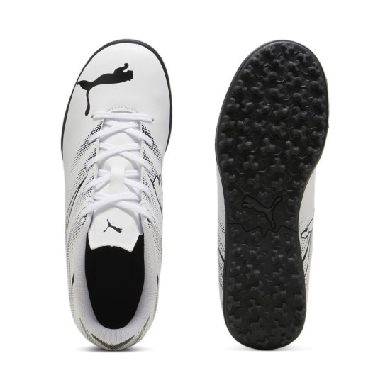 PUMA ATTACANTO JR TT 107481 05 ΛΕΥΚΟ ΜΑΥΡΟ