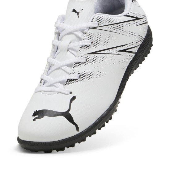 PUMA ATTACANTO JR TT 107481 05 ΛΕΥΚΟ ΜΑΥΡΟ