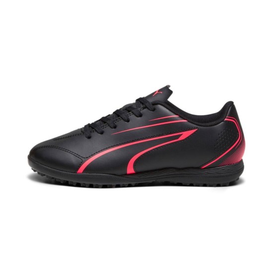 PUMA VITORIA JR TT 107487 02 ΜΑΥΡΟ ΚΟΚΚΙΝΟ