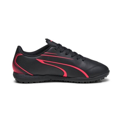 PUMA VITORIA JR TT 107487 02 ΜΑΥΡΟ ΚΟΚΚΙΝΟ