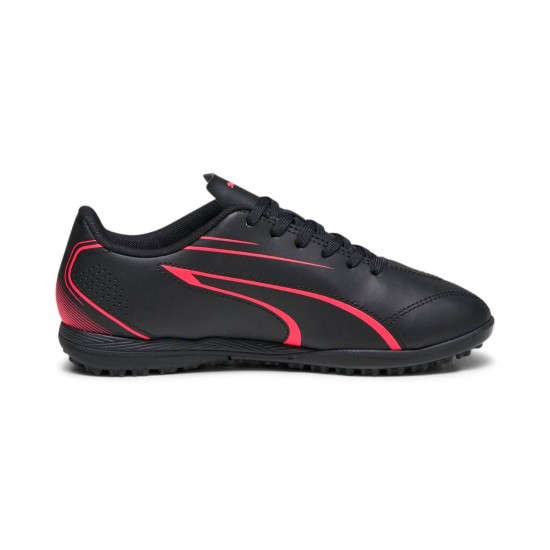 PUMA VITORIA JR TT 107487 02 ΜΑΥΡΟ ΚΟΚΚΙΝΟ