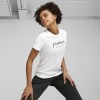 PUMA S GRAPHIC SCRIPT TEE 524210 02 ΛΕΥΚΟ