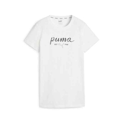 PUMA S GRAPHIC SCRIPT TEE 524210 02 ΛΕΥΚΟ