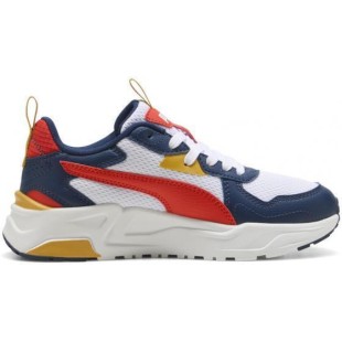 PUMA TRINITY LITY JR 391443 17 ΜΠΛΕ ΚΟΚΚΙΝΟ