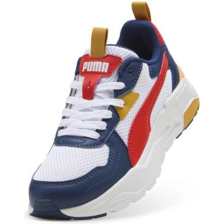 PUMA TRINITY LITY JR 391443 17 ΜΠΛΕ ΚΟΚΚΙΝΟ