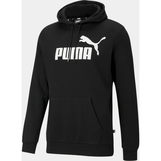 PUMA ESS BIG LOGO HOODIE 586686 01 ΜΑΥΡΟ