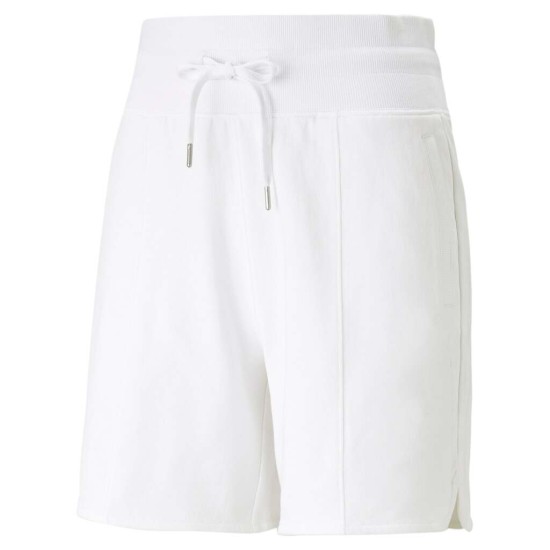 PUMA HER SHORTS 674061 02 ΛΕΥΚΟ