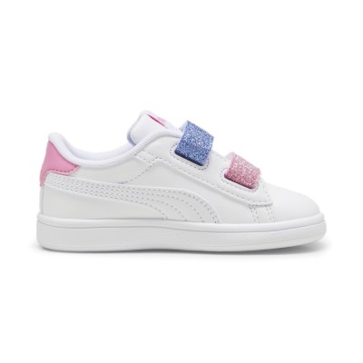PUMA SMASH 3.0 GLITTER 395610 01 ΛΕΥΚΟ