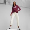 PUMA W ESS LOGO HOODIE FL 586789 22 ΜΠΟΡΝΤΟ