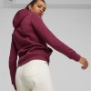 PUMA W ESS LOGO HOODIE FL 586789 22 ΜΠΟΡΝΤΟ