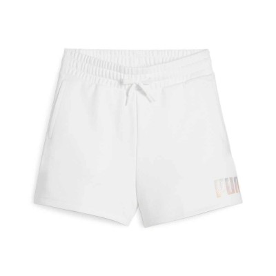 PUMA ESS SHORTS 680253 02 ΛΕΥΚΟ