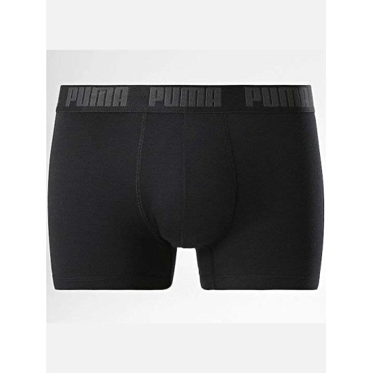 PUMA BASIC BOXER 2PACK 701226387 003 ΓΚΡΙ ΜΑΥΡΟ