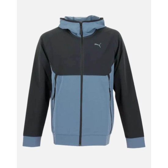 PUMA TECH WOVEN JACKET 680310 55 ΜΠΛΕ ΜΑΥΡΟ