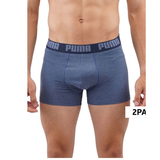 PUMA BASIC BOXER 2PACK 521015001 037 ΜΠΛΕ ΡΑΦ