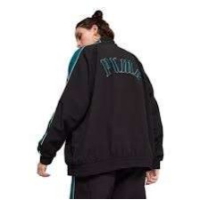 PUMA T7 PLAY PARIS TRACK JACKET 626719 01 ΜΑΥΡΟ