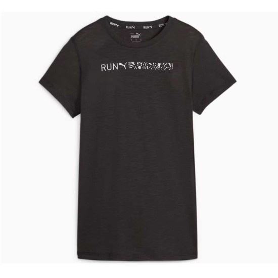 PUMA S GRAPHIC RUN TEE 524209 56 ΑΝΘΡΑΚΙ