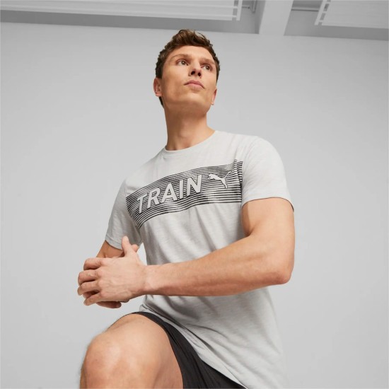 PUMA GRAPHIC TEE CONCEPT 524277 18 ΓΚΡΙ
