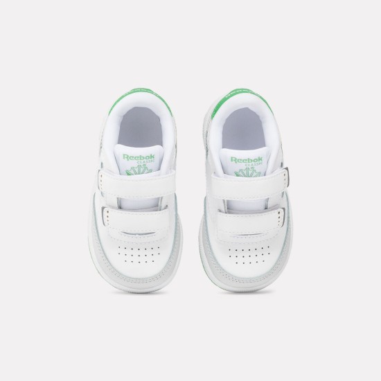 REEBOK CLUB C 2V 2.0 100075109 ΛΕΥΚΟ ΠΡΑΣΙΝΟ