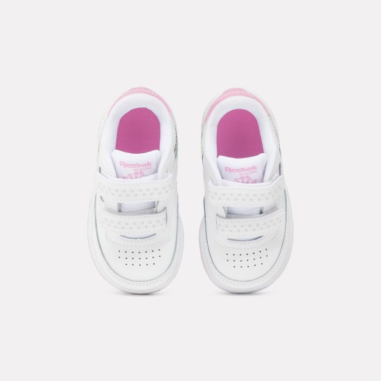 REEBOK CLUB C 2V 2.0 100075110 ΛΕΥΚΟ ΡΟΖ