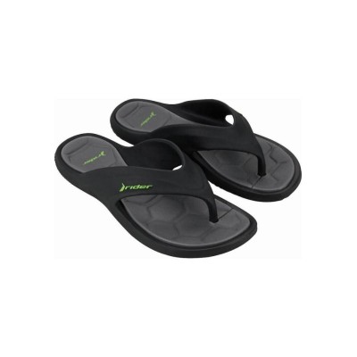 RIDER FLIP FLOPS 26017 AZ143 ΜΑΥΡΟ ΠΡΑΣΙΝΟ 
