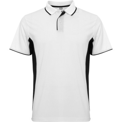 ROLY T SHIRT POLO MONTMELO PO0421 0102 ΛΕΥΚΟ ΜΑΥΡΟ