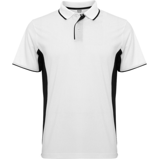 ROLY T SHIRT POLO MONTMELO PO0421 0102 ΛΕΥΚΟ ΜΑΥΡΟ