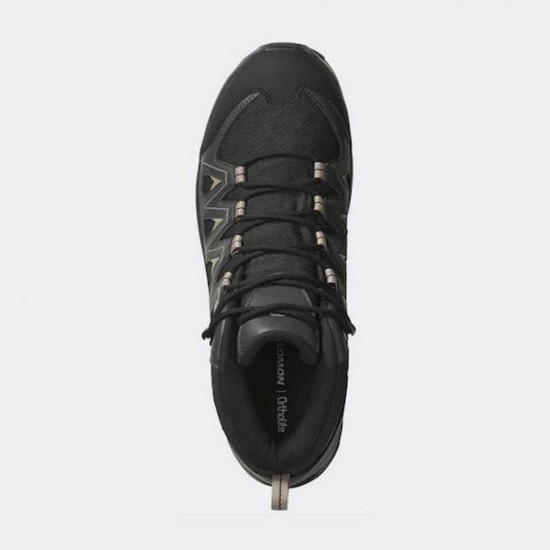 SALOMON X BRAZE MID GTX GORE-TEX 471748 ΜΑΥΡΟ ΜΠΕΖ