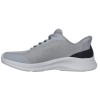 SKECHERS SLIP-INS MESH LACE UP 233183 GYBK ΓΚΡΙ