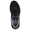 SKECHERS TEXTURED ENGINEERED KNIT LACE UP 117731 BBK ΜΑΥΡΟ
