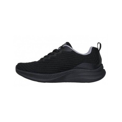 SKECHERS TEXTURED ENGINEERED KNIT LACE UP 117731 BBK ΜΑΥΡΟ