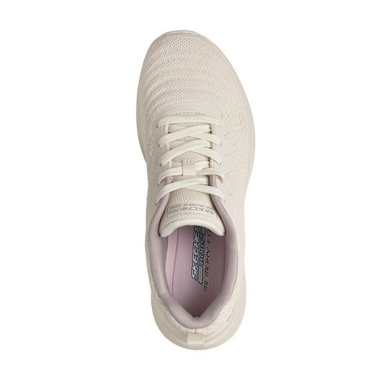 SKECHERS TEXTURED ENGINEERED KNIT LACE UP 117731 OFWT ΜΠΕΖ