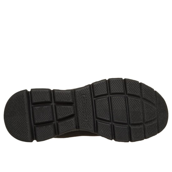 SKECHERS ENGINEERED KNIT LACE UP 117700 BBK ΜΑΥΡΟ