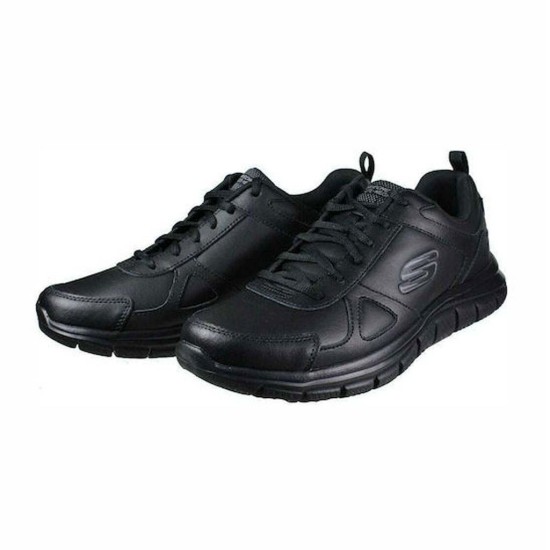 SKECHERS TRACK-HIGH OVERTIME 999894 BBK ΜΑΥΡΟ
