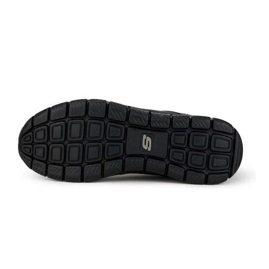 SKECHERS TRACK-HIGH OVERTIME 999894 BBK ΜΑΥΡΟ