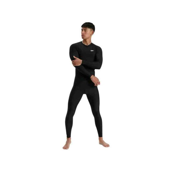 SPEEDO ESSENTIAL LONG SLEEVE 13209 3503 ΜΑΥΡΟ ΛΕΥΚΟ