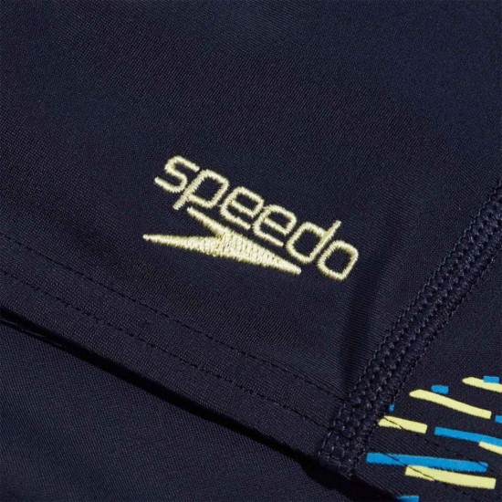 SPEEDO AQUASHORT 003169 14376J ΜΑΥΡΟ ΜΠΛΕ