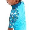 SPEEDO SHORT SLEEVE RASH TOP SET 003233 15137B ΓΑΛΑΖΙΟ