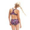 SPEEDO ALLOVER 2 PIECE 003107 14734G ΜΑΥΡΟ ΜΩΒ