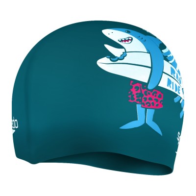 SPEEDO SILICON CAP JUNIOR 002326 14637J ΜΠΛΕ