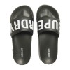 SUPERDRY CORE POOL SLIDE WF310237A 02A ΜΑΥΡΟ ΛΕΥΚΟ