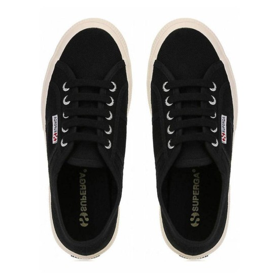 SUPERGA 2750 CLASSIC S000010 999 ΜΑΥΡΟ ΛΕΥΚΟ