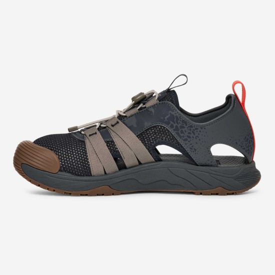 TEVA HYDRATREK SANDAL 1164811 DKSW ΜΑΥΡΟ ΓΚΡΙ
