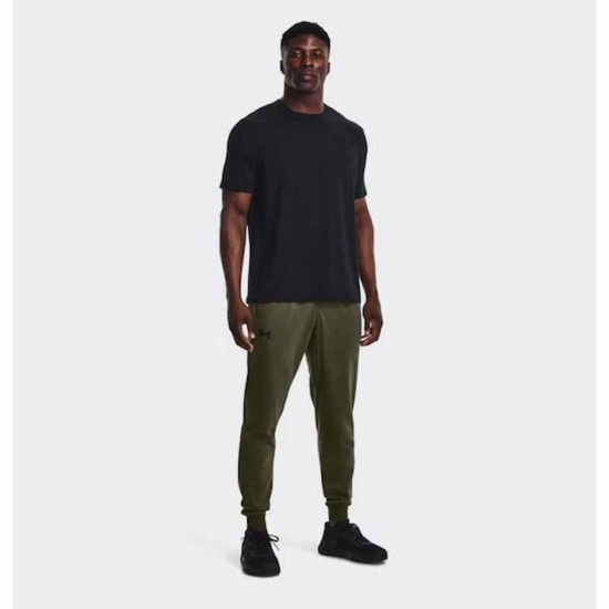 UNDER ARMOUR FLEECE JOGGERS PANTS 1373362 390 ΧΑΚΙ