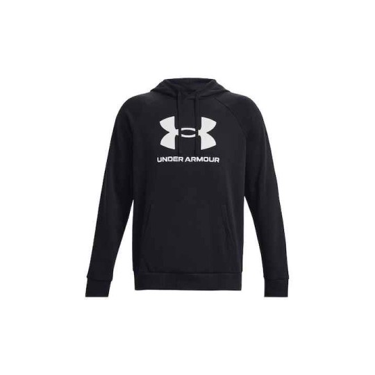UNDER ARMOUR RIVAL ΦΟΥΤΕΡ ΜΕ ΚΟΥΚΟΥΛΑ 1379758 001 ΜΑΥΡΟ