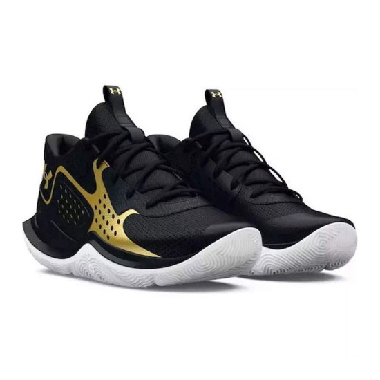 UNDER ARMOUR JET '23 3026634 001 ΜΑΥΡΟ ΧΡΥΣΟ