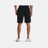 UNDER ARMOUR RIVAL TERRY SHORT 1361631 001 ΜΑΥΡΟ