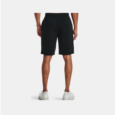 UNDER ARMOUR RIVAL TERRY SHORT 1361631 001 ΜΑΥΡΟ