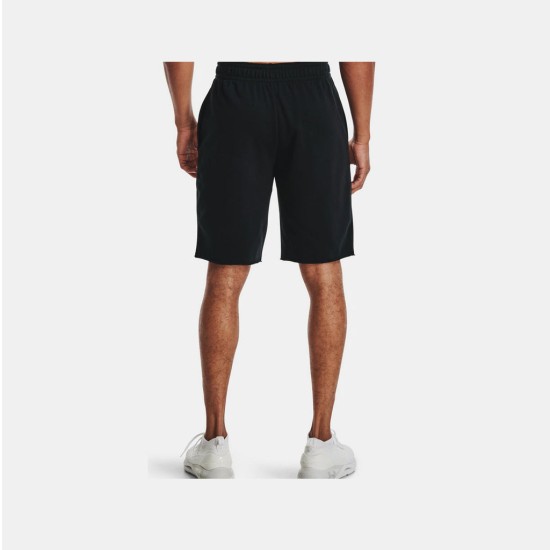 UNDER ARMOUR RIVAL TERRY SHORT 1361631 001 ΜΑΥΡΟ